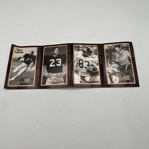 Vintage Mizzou Tiger Legends Football Trading Cards 3 Players And A Head Coach